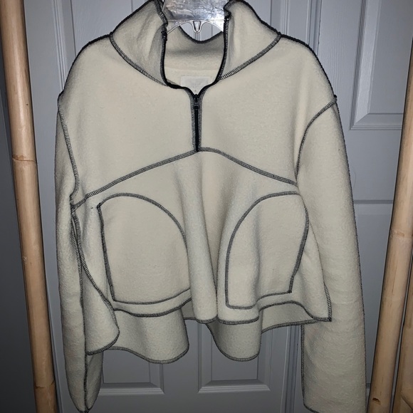 Urban Outfitters Fleece Half-Zip Sweatshirt - Picture 3 of 4
